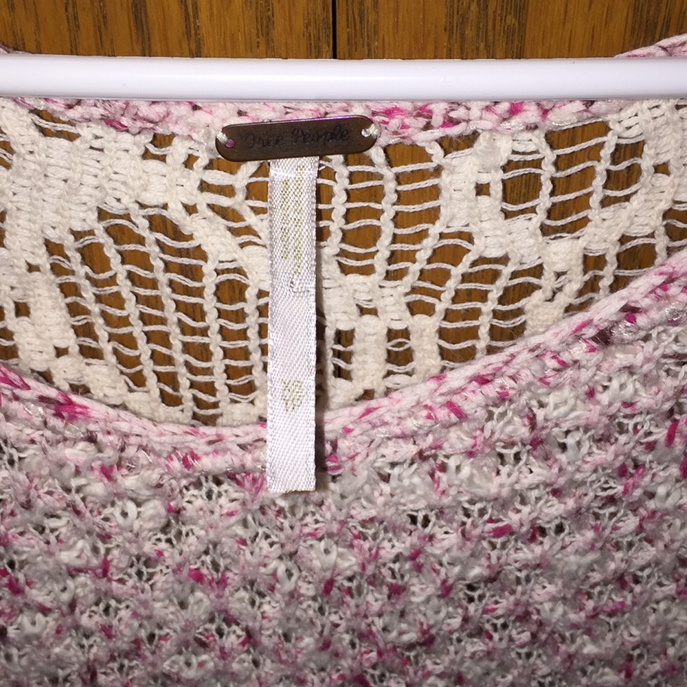 Free People lace long sleeve sweater - Picture 3 of 8